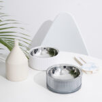 Pet Supplies Dog Food Single Bowl Anti-Tip Cat Tray - Image 2