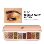 8-color Eyeshadow Palette High-gloss Trimming Blush Modification Mousse Texture Matte Earth Color - Image 3