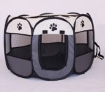 Folding Octagonal Pet Fence Oxford Cloth Cat And Dog Kennel - Image 7