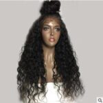 New product explosion European and American fashion wig ladies front lace chemical fiber wig set - Image 3