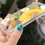 Anti-Drop Soft Sunflower Real Flower Phone Case - Image 3