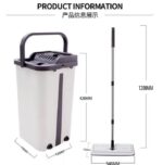 Wring Mop Bucket For Wash Floor Squeeze Lazy Mops Head Home For Cleaning Floors Wash House Cleaner Lightning Offers Kitchen Spin - Image 8