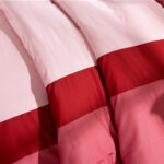 Solid color cotton bed skirt set of four - Image 3