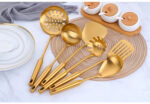 Stainless steel non silica gel iron pot shovel set - Image 2