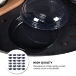 50pcs Transparent Cake Plastic Cupcake Muffin Dome Holder Cases Fruit Salad Box - Image 3