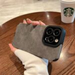 Korean Style Suede Drop-resistant Phone Case - Image 8
