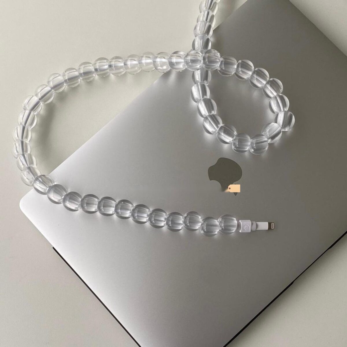 Transparent Bead Mobile Phone Data Cable - Image 8