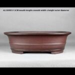 Half-handmade Purple Sand Retro Rectangular Simple Flower Pot - Image 5