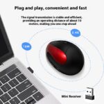 Three Generations Wireless Charging Vertical Mouse Ergonomic Mouse - Image 3