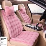 Bubble Velvet Winter Car Cushion Thickened Warm Plush Warm Universal Seat Cushions Seat Cover - Image 4