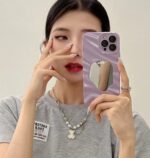 Wave Pattern Geometric Mirror Phone Case - Image 6