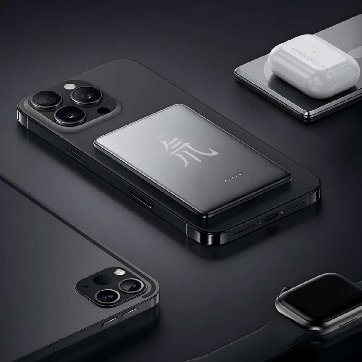 Ultra-thin Magnetic Power Bank 8mm Alloy - Image 1