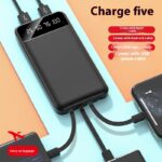 Fast Charge With Cable Power Bank 20000 MA Large Capacity Mobile Supply - Image 2