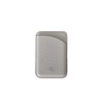 Original Cream Grey Leather Card Bag - Image 3