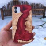 Wood Epoxy Mobile Phone Case Resin Matching Wood Protective Cover - Image 4