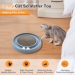 Cat Scratching Board Cat Ball Track Cat Scratchers For Indoor Cats Cat Ball Toy Cat Toys For Bored Indoor Cats For Kitten Mental Physical Exercise With Spare Ball To Prevent Loss - Image 10