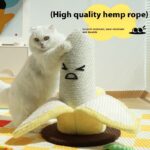 Banana Sisal Scratching Pole Vertical