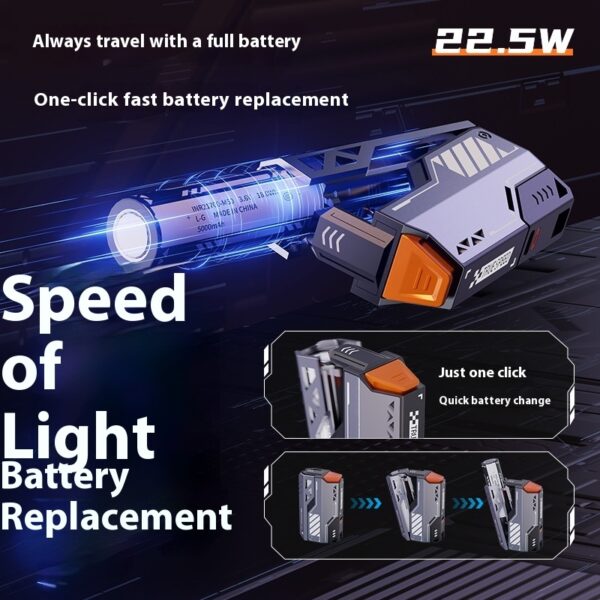 Swappable Batteries Detachable Fast Charge Line Of Separate Mobile Power Supply
