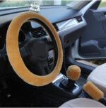 Winter Wool Car Cover Plush Steering Wheel Cover - Image 8