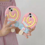 Silicone Phone Case Cute Lollipop Protective Sleeve - Image 3