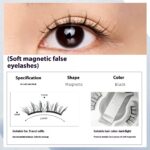Magnetic False Eyelashes Natural Long Lasting Eyelashes Integrated Soap Holder - Image 8