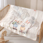 One-piece Cartoon Cotton Baby Blanket - Image 6
