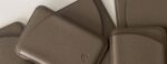 Original Design Elephant Gray Litchi Grain Leather Magnetic Phone Case - Image 6