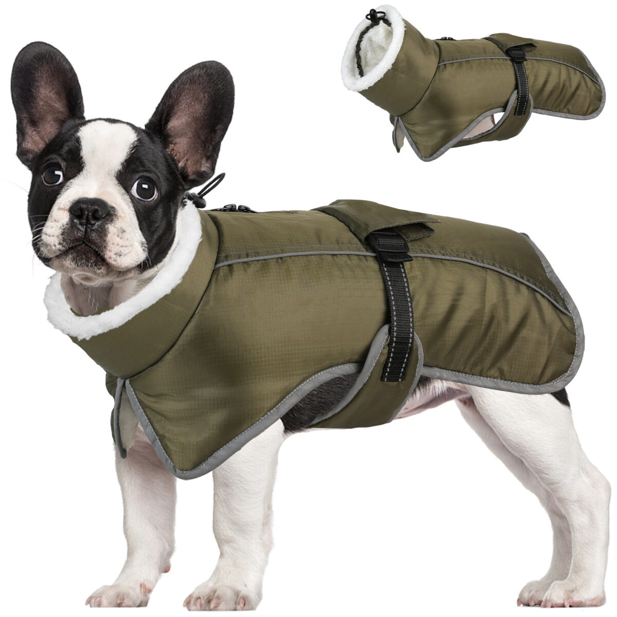 Pet Autumn And Winter Clothes Thick Warm Waterproof Cold-proof Cotton Coat Pet Clothing Dog Clothes - Image 1