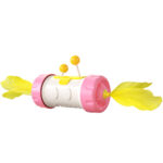 Cat Toy Funny Cat Stick Pole Tumbler Feather Fighting Ball Kitten Interactive Balance Chasing Puzzle Training Toy Pet Products - Image 4
