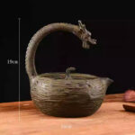 Handmade Iron Pot Chinese Lost-wax Casting Craft Cast Iron Teapot - Image 4