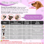 Pet Dog Muzzle Mask To Prevent It From Eating Randomly, Barking, And Biting. It's A Special Muzzle That Is Breathable And Has A Mesh Design - Image 2