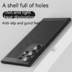Applicable To S23ultra Phone Case S23 Honeycomb Heat Dissipation S22 All-inclusive Drop-resistant S22ultra Silicone Transparent S21 Magnetic Suction Frameless Note20ultra Ultra-thin Note10 - Image 2