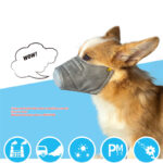 Dogs Anti-fog Haze Masks Anti Dust Gas Pollution Muzzle Dog Soft Face Cotton Mouth Mask Pet Respiratory PM2.5 Filter Pet Products - Image 3