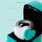 Pet Gift Ring To Relieve Boredom Sniff And Miss Food Plush Toy - Image 3