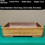 Straight Shallow Rectangular Yixing Fine Zisha Flowerpot - Image 4