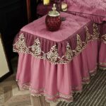 Lace Cover All-inclusive Dust Cover Cloth Cover Multi-purpose Towel About Bedside Table European-style Cushion - Image 2