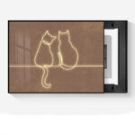 Abstract Lines Restaurant  Occlusion Mural - Image 5