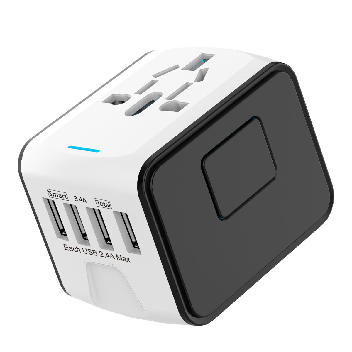 Travel Multifunctional 4 Charging Dock USB Converter - Image 9