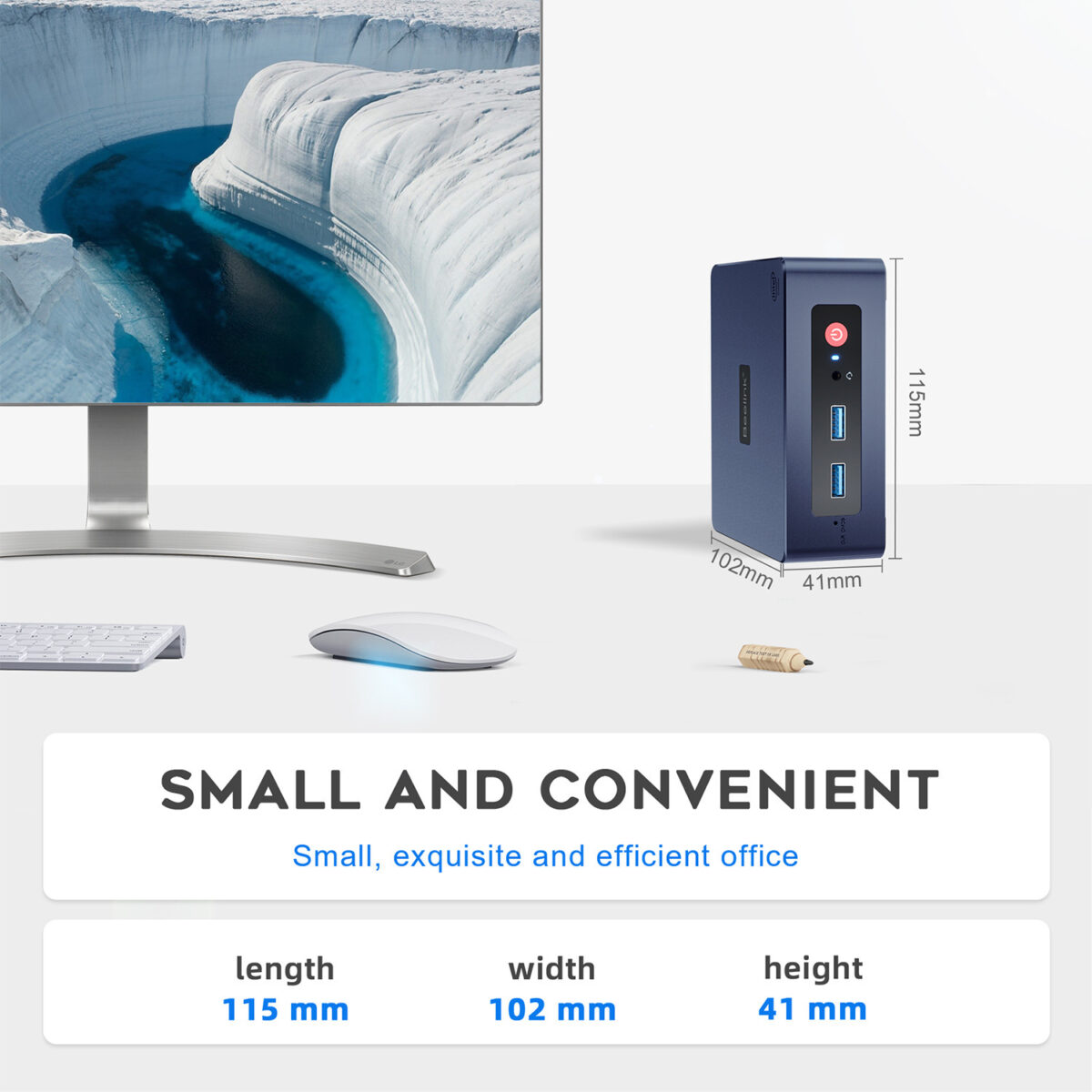 Beelink MINI S N5095 MINI-host 4K Office Game Theater Portable MiniPC Desktop Computer - Image 10