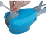 Plastic Racing Pigeon Holder Easy Bird Fixed Frame Rack Medicine Feeder Light Blue - Image 4