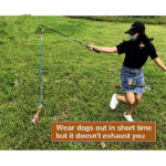 The New Pet Dog Teaser Rod Bite Pull Cotton Rope Toy Pet Interactive Training Toy - Image 3