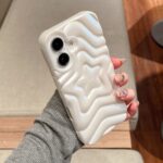Pearlescent White Three-dimensional Stacking XINGX Phone Case