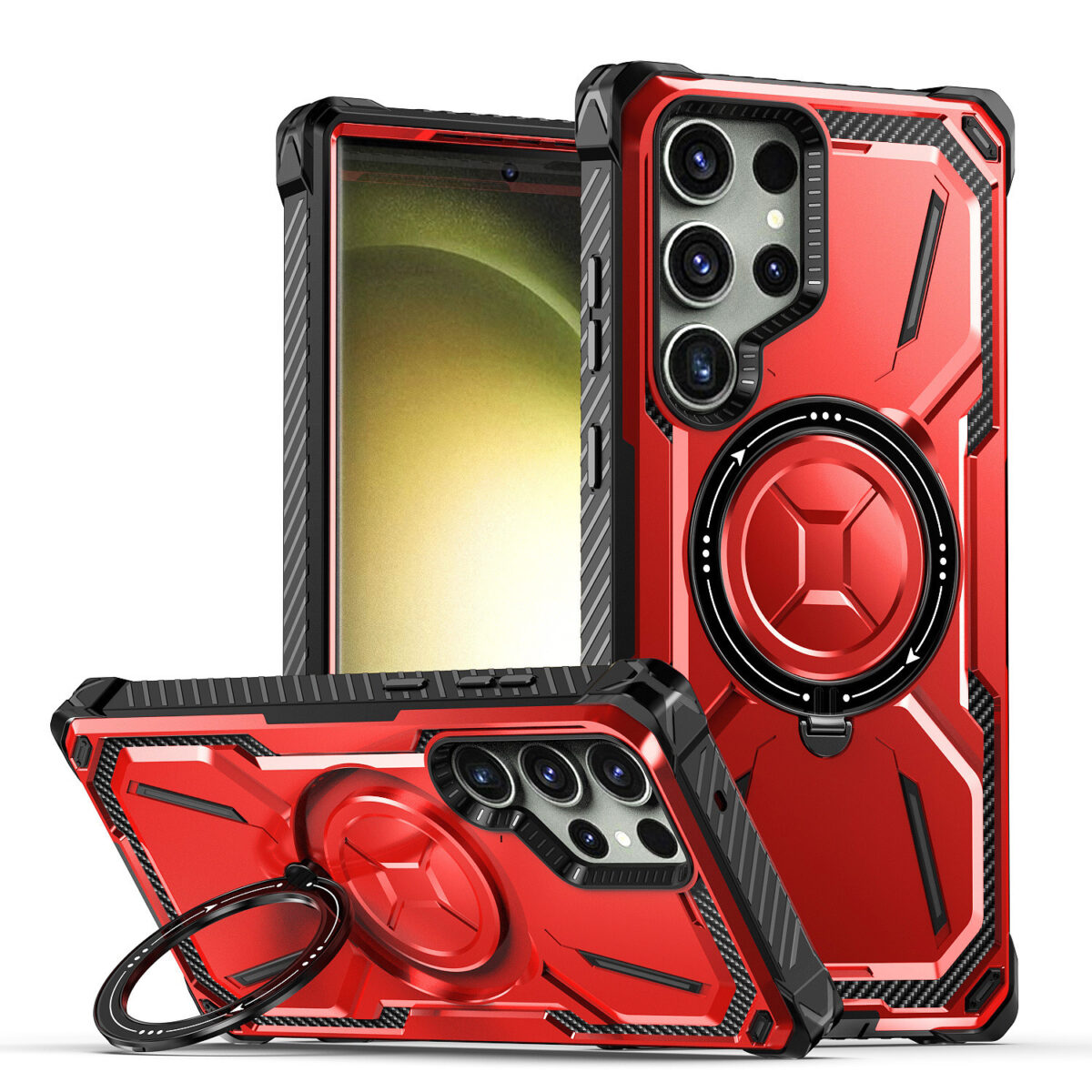 Phone Case Ring Magnetic Drop-resistant Protective Cover - Image 4