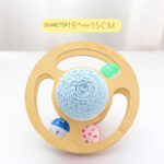 Sisal Rope Cat Scratcher Ball Toys Interactive Scratching Post Kitten Toy Furnature Scraper Grinding Scratch Board Ball For Cats - Image 2
