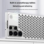 Spring Fastener Magnetic Suction Aluminum Alloy Heat Dissipation S24ultra Phone Case - Image 3