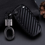 Car new carbon fiber silicone key case - Image 3