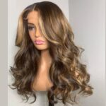 Medium And Long Curly Fashion Female Big Wave Real Human Hair Wig - Image 2