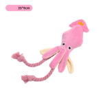 Cute Squid Small Dog Toy Sound BB Plush Pet Puppy Rope Toys Chew Squeak Toys For Cat - Image 2