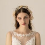 Headdress  Heavy Industry Crystal Leaf Headband - Image 3