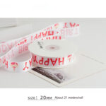 Color Heat Transfer Craft Ribbon Balloon Color Cake Packaging Gift Ribbon - Image 6